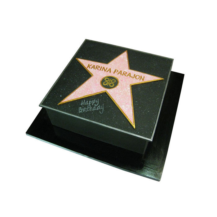 Walk of Fame Star Cake