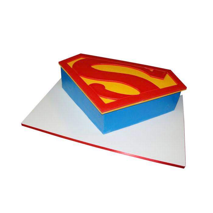 Superman Logo Cake