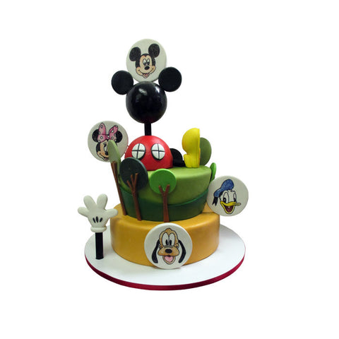 Mickey Mouse Hands Cake