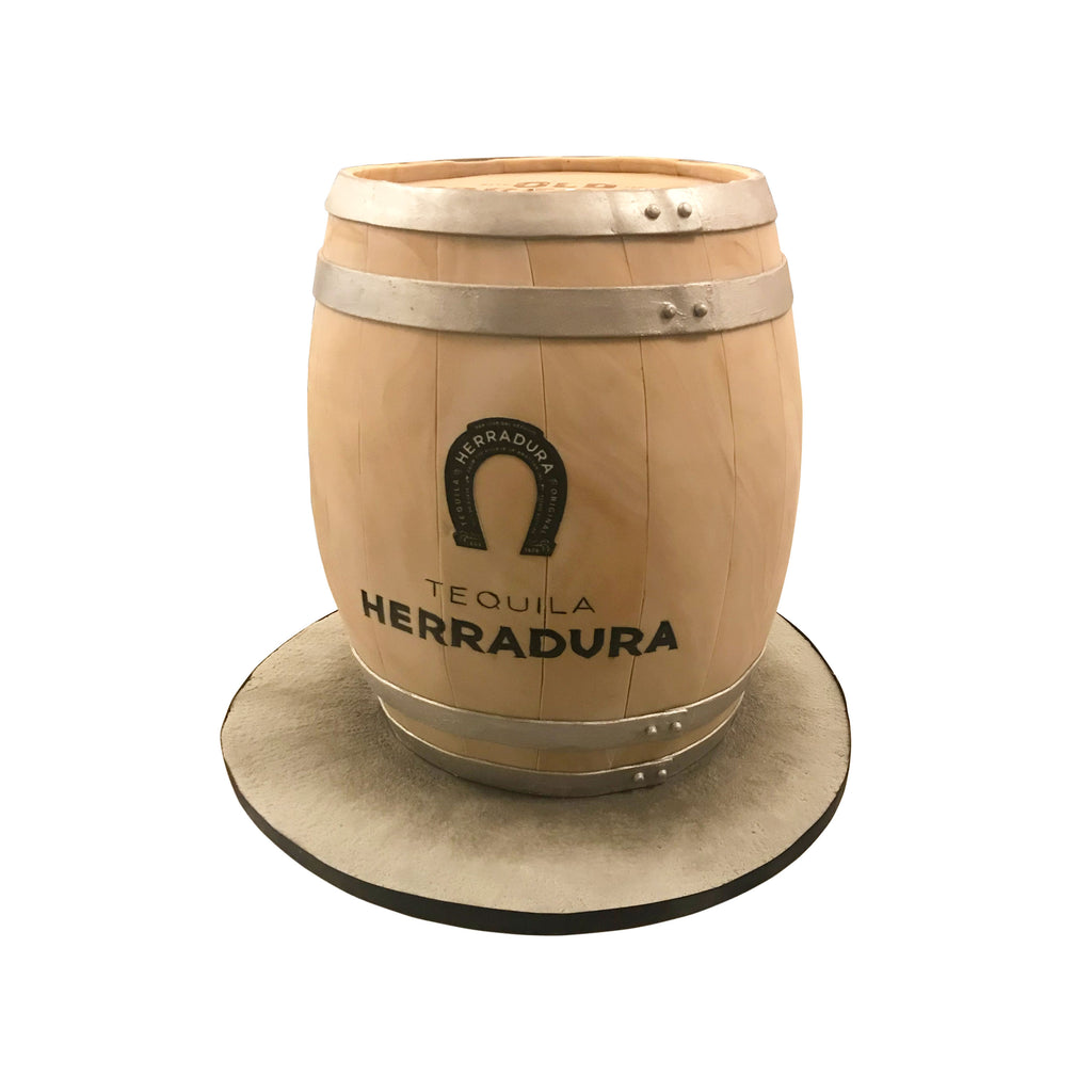 Herradura Wooden Barrel Cake