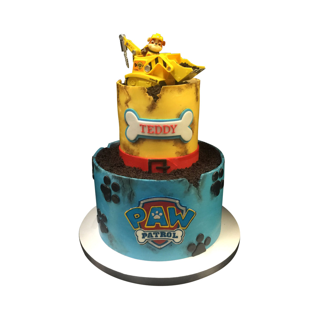 Paw Patrol Construction Cake