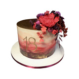 Radiant With Gradient Cake