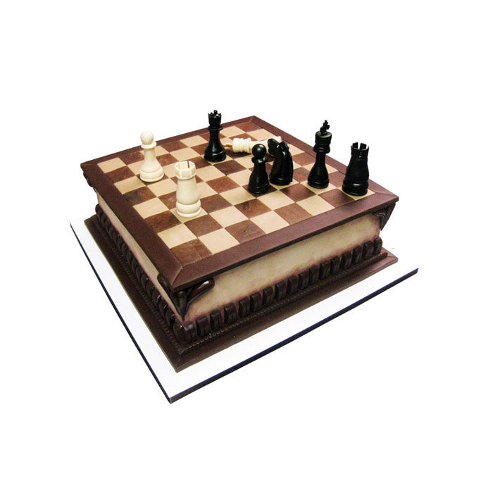 Chocolate chess board birthday cake | Limassol, Cyprus — Yiamy® Studio