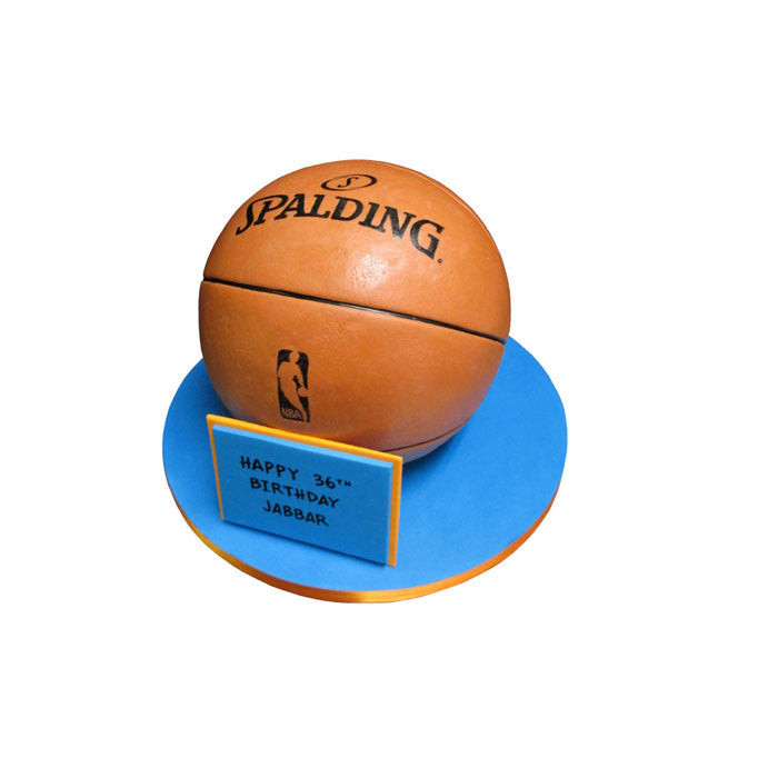 Spalding Basketball Cake