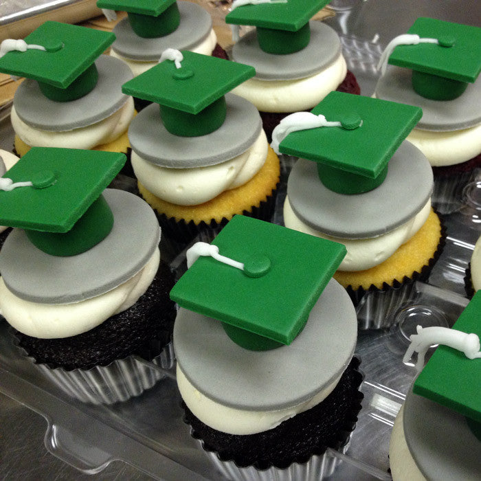 Graduation Cap Custom Cupcakes