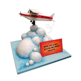 Plane In the Clouds Cake