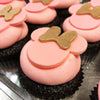 Metallic Bow Minnie Mouse Custom Cupcakes