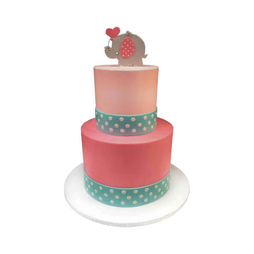 Pink Tiered Trunk Show Cake
