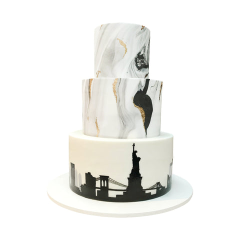 Mondrian Inspiration Cake