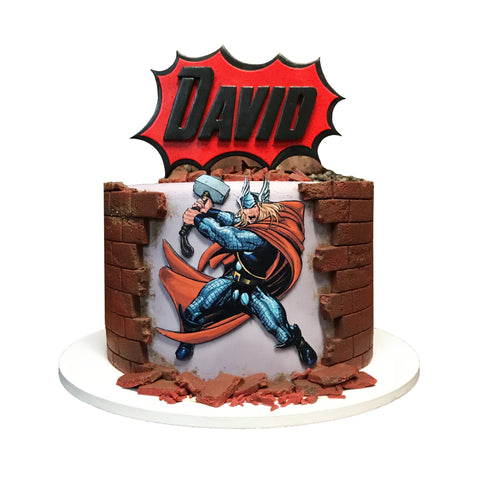 Baby Superman Birthday Cake