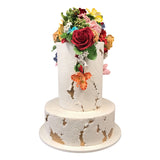 Floral and Texture Beauty Wedding Cake by City Cakes in New York City