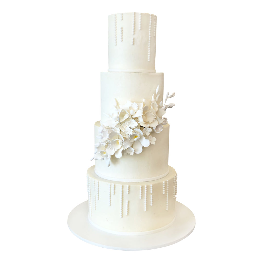 Pearl Obsession Wedding Cake by City Cakes in New York City